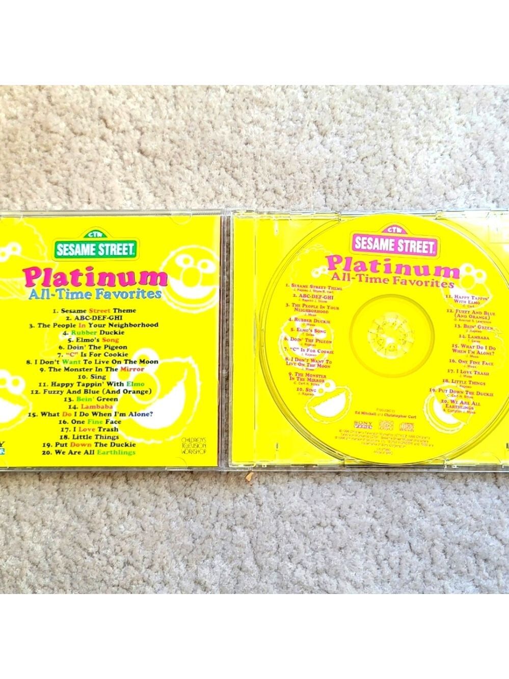 CD - Sesame Street Platinum All Time Favorites (20 Tracks)